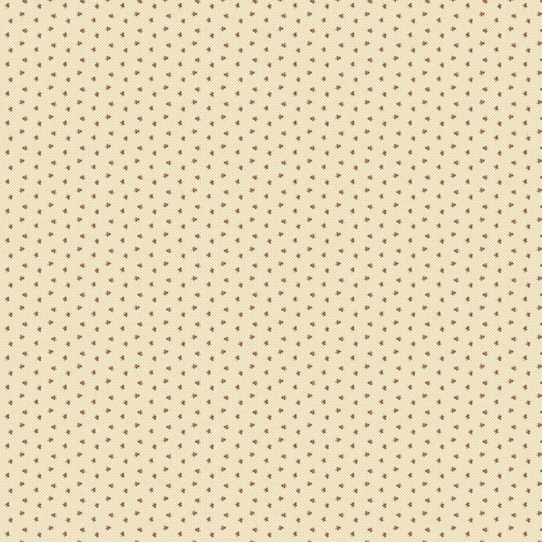 Andover Fabrics: Valley Hues - Jamie Tossed Leaf Shirting Scarlet