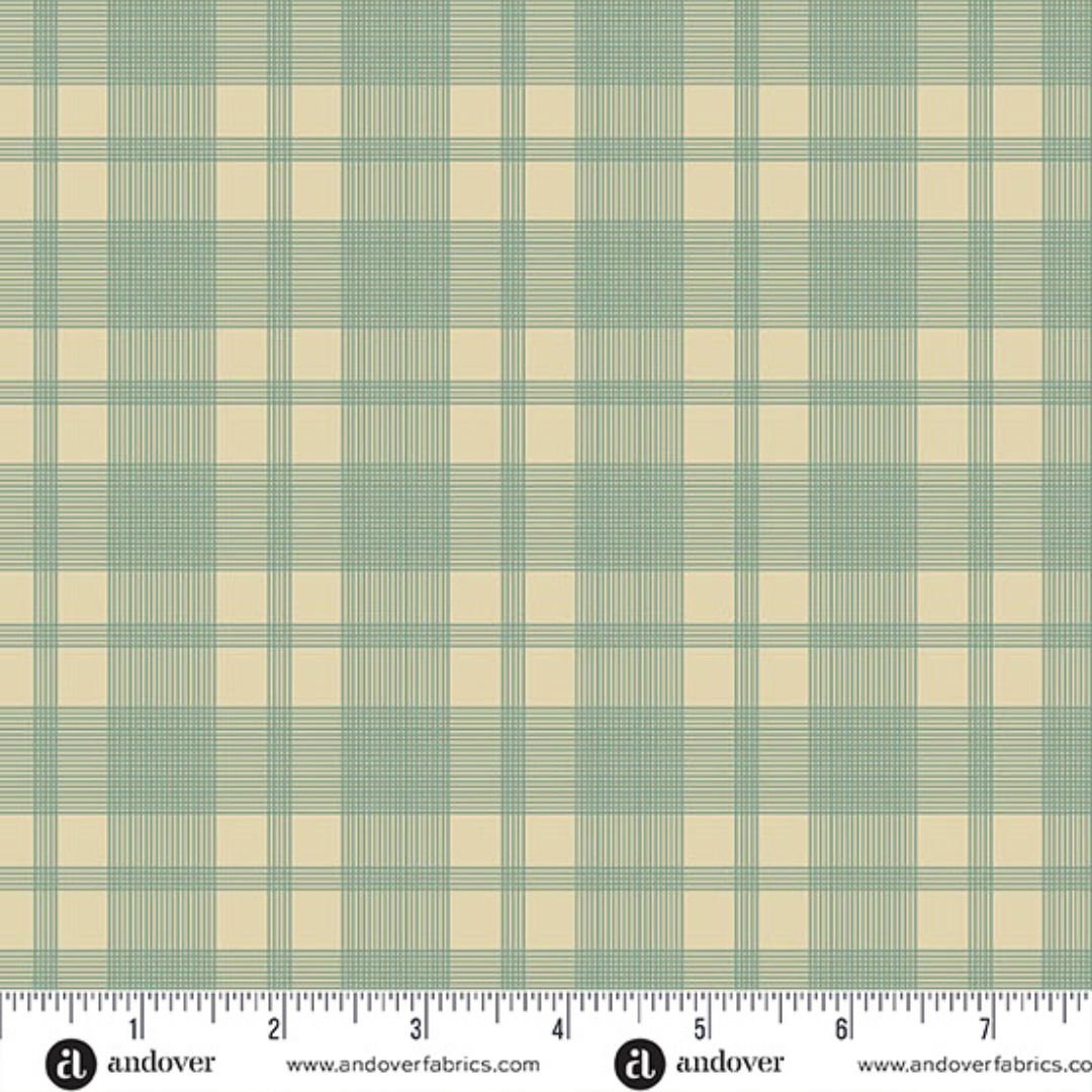 Andover Fabrics: Valley Hues - Tyla Plaid Teal - Image 2